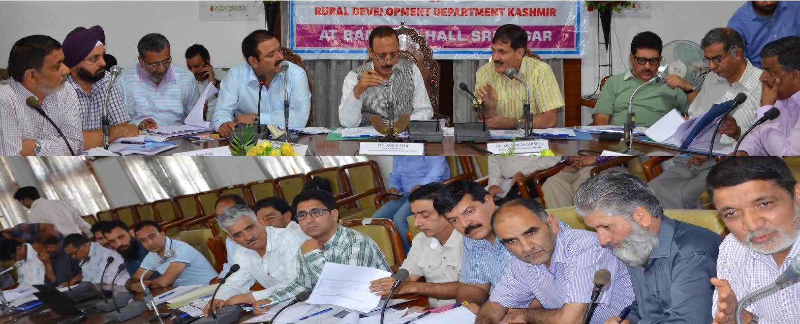 Use MGNREGA funds to create durable assets, employment in Rural areas: Abdul Haq to officers